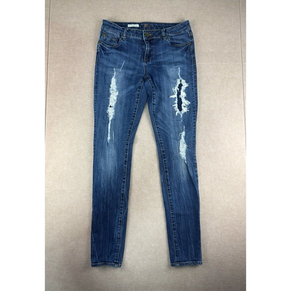 Kut from the Kloth Jeans Women's Size 6 Blue‎ Mia Toothpick Skinny Mid Rise - Picture 1 of 11